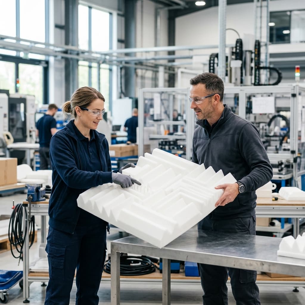 Sanifoam engineers and production quality