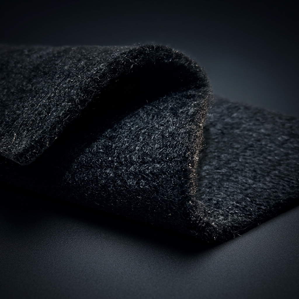 Flame-Retardant Carbon Felts and Fabrics